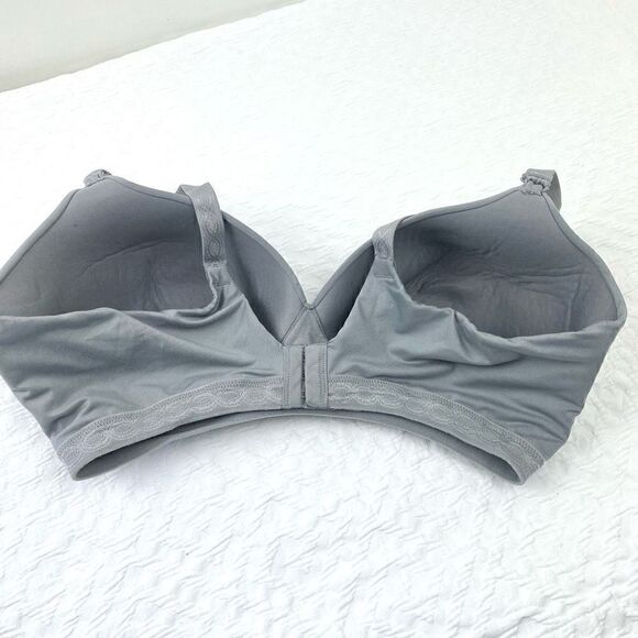 BUY 1 GET 1 FREE Warners 40d wire free comfortable bra smooth gray - Picture 5 of 9